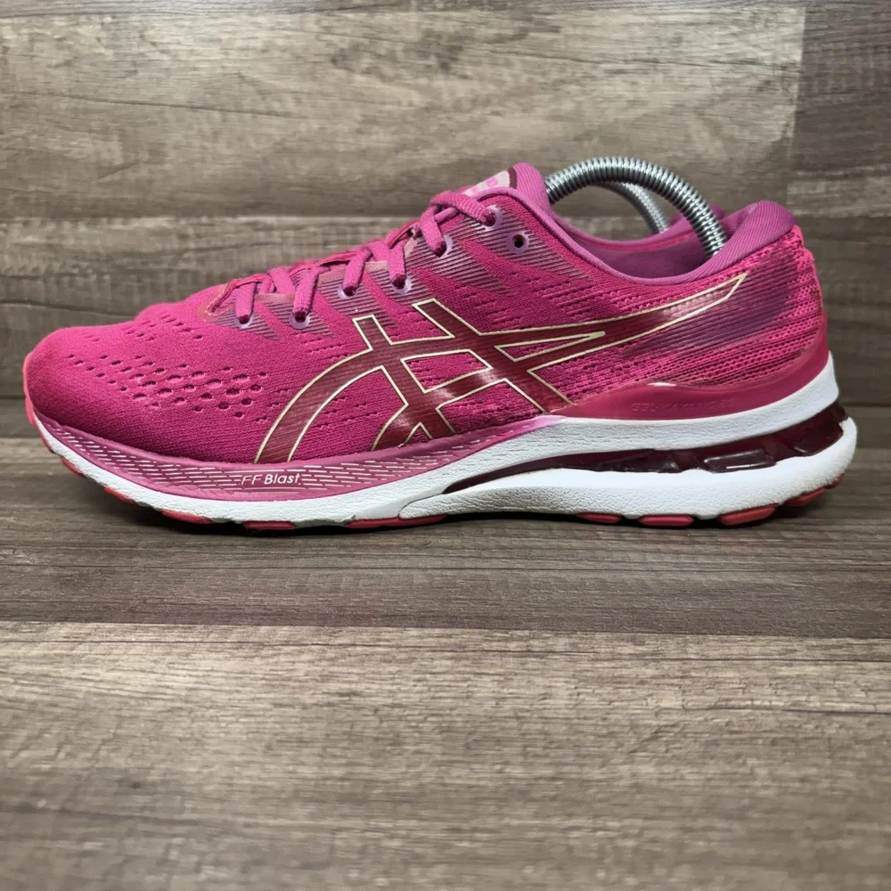Asics Gel-Kayano 28 Pink Purple Womens US Size 12 1012B047 Running Shoes
